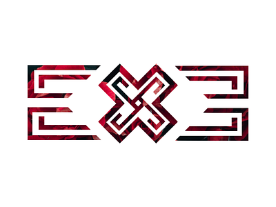 EXG for ExoGenesis branding flat idea inspiration logo logos red white