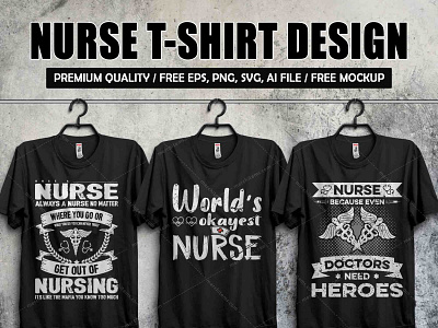 Nurse T-shirt Design Template custom t shirt custom t shirt design doctor hospital illustration nurse doctor nurse logo nurse t shirt design nurse tee nurse typography nurse vector print t shirt design t shirt template tee tee design tshirt typography vector art vintage typography poster