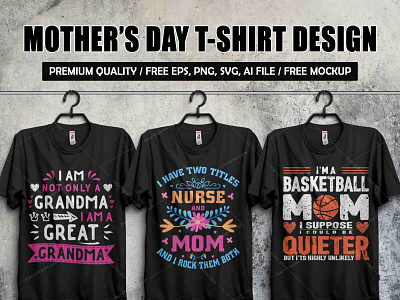 Mother's Day Typography T-shirt Design