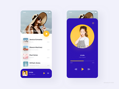 UI Audio App app audio app audio player daily design dribbble invite ios music ui