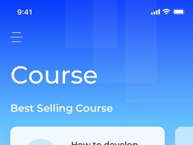 Course Program App by Rain for XIAOE on Dribbble