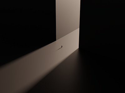 Feeling Small 3d 3d art 3d modeling design minimal minimalism minimalist