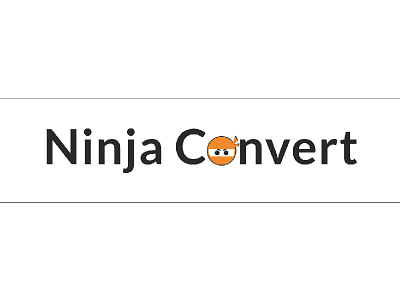 NINJA CONVERT illustration logo