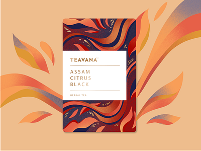 Starbucks Reserve Roastery Tokyo - Tea Card asian illustrator beautiful packaging coffee digital illustration food illustration illustrated packaging illustration illustrator packaging packaging design packaging illustration starbucks tea texture design tokyo