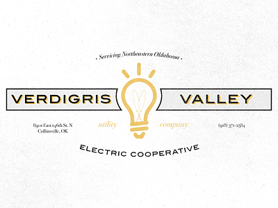 Logo Update..? blair bodoni electricity gold itc blair lightbulb oklahoma self commissioned self initiated tulsa utility verdigris