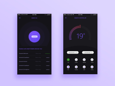 AC Controller by Wahid Polin on Dribbble