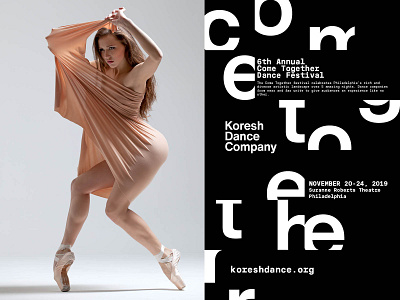 Come Together Festival Poster creative direction dance design eleazar hernandez poster typography