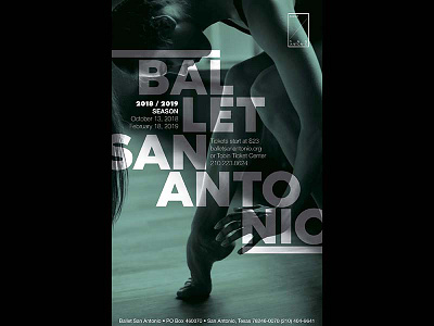 Ballet San Antonio Posters 2018 Exploration 6 ballet branding design poster san antonio