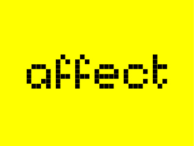 Affect blocks casue design logo pixel social social causes yellow