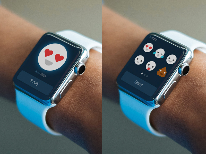 Как установить emoji на apple iwatch 3