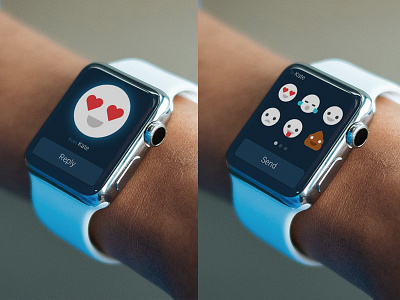 Emoji Chat Apple Watch concept