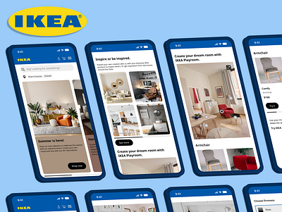 IKEA Web Responsive app application branding design figma graphic design ikea iphone mobile mobileapp shopping ui uidesign ux webresponsive