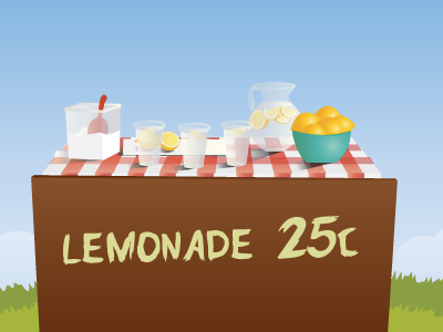 Lemonade Stand illustration