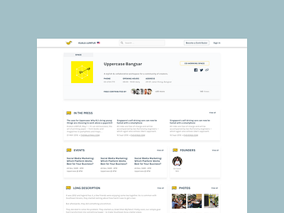 Producky Landing Page content design landing page minimal ui ux web web design whitespace