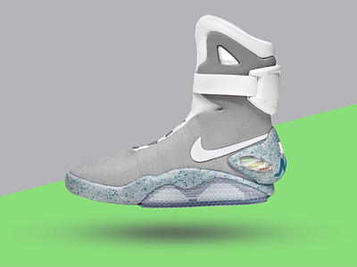 Back To The Future - Gear - Shoes asymmetrical back to the future bttf design future design graphic laces nike photography product