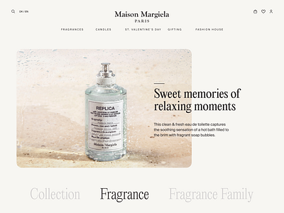 Fragrance catalogue fragrance parfume ui