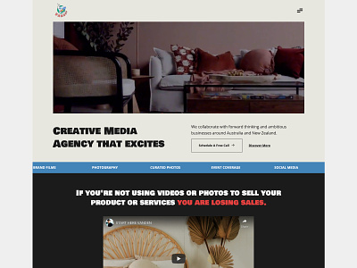 Vanden Media Website creative design designwebsite landing page media uiux ux video website