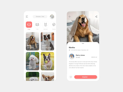 Pet Butler Application app design application branding design icon ui design uidesign