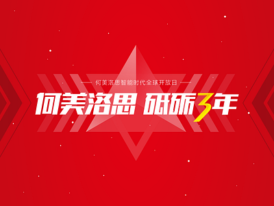 HOMEROS 3 YEARS ai banddesign china data logo yeas