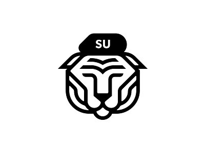 S.U. Tiger branding icon logo mark tiger