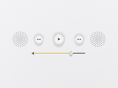 Radio Player audio player radio slider ui