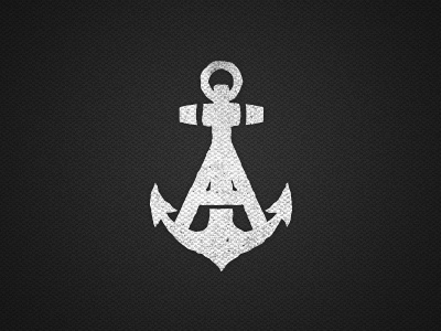 Amphaze Anchor a anchor logo texture vintage