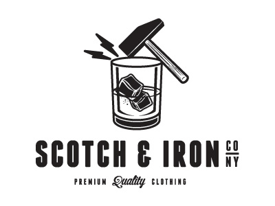 S&I hammer iron logo scotch