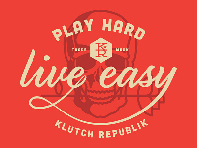 Play Hard Live Easy skull t shirt type
