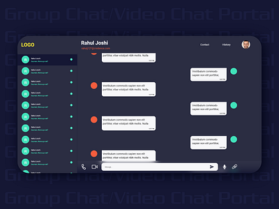 Group Meeting Web App (Dark Theme)