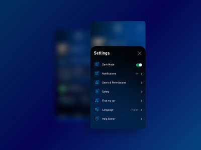 Settings - #Daily UI 007