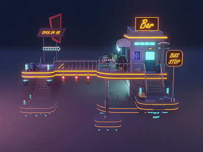 Neon bar