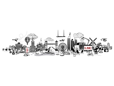 Cityscapes adobe illustrator architecture berlin city city illustration cityscape design digital art digital illustration illustration london moscow rome vector