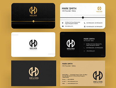 Visiting Card Designs for Helios design graphic graphic design graphicdesign ui ui design ux vector visit card visiting card visiting card design visiting cards visitingcard