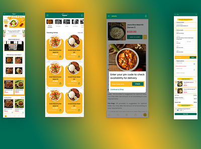 Friszon Best take away food App UI branding design figma food graphic design logo photoshop restaurant typography ui ui design