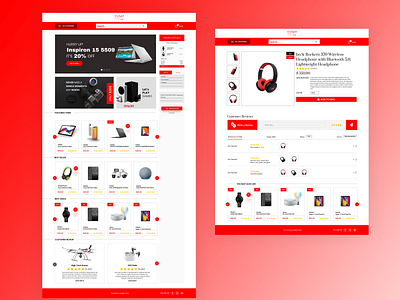 Gadget Web UI for all Electronic Items design ecommerce electronics gadget graphic design logo typography ui ui design web ui website design