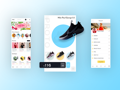 eCommerce App UI with Latest feature app branding design figma graphic design logo photoshop typography ui ui design