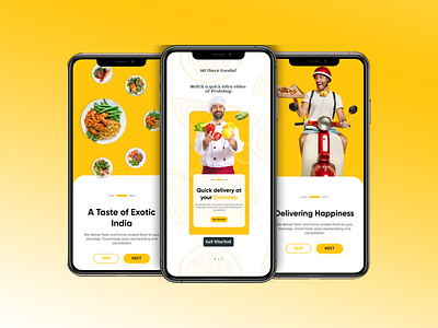 Food delivery App UI for your restaurant app app ui branding design figma food graphic design logo photoshop resturant typography ui ui design