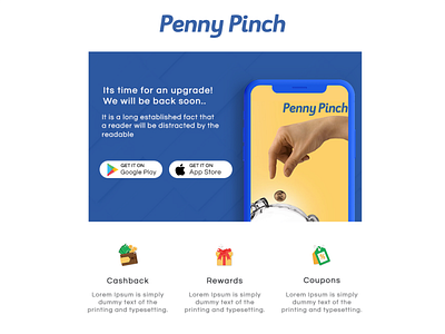 Penny Pinch Email Template email template email templates designs template design