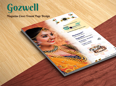 Magazine Cover Front Page Design for Gozwell illustration magazine cover magazine design ux
