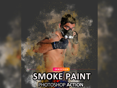Smoke Paint Photoshop Action adobe photoshop design photo editing photo effect photo work photoshop