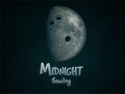 Midnight Bowling ball bowling dark glow midnight moon