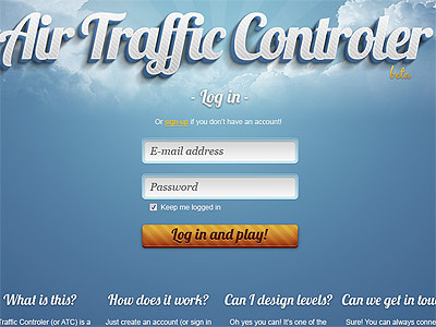 Atc Login Rebound blue button log in log in logo ui