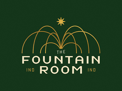 The Fountain Room Unsued Concept design idenity logodesign restaurant restaurant branding restaurant logo