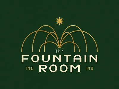 The Fountain Room Unsued Concept design idenity logodesign restaurant restaurant branding restaurant logo