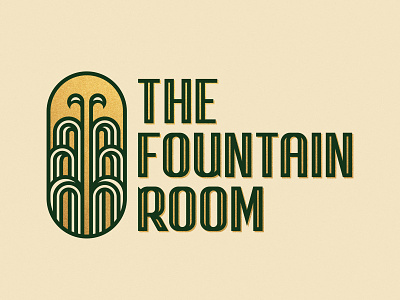 The Fountain Room Unused Concept branding design identity indiana indianapolis indy local logo type typography