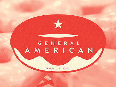 General American Donut Co. donut identity illustrator indianapolis logo