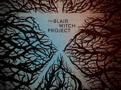 The Blair Witch Project Roving Cinema Poster design film horror illustrator movie poster photoshop the blair witch project