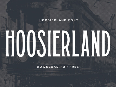 Hoosierland - FREE FONT font font design font maker free font type type design typography
