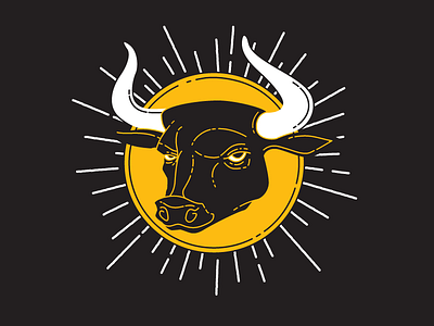 Unused Beast Logo burger design illustration illustrator logo minotaur