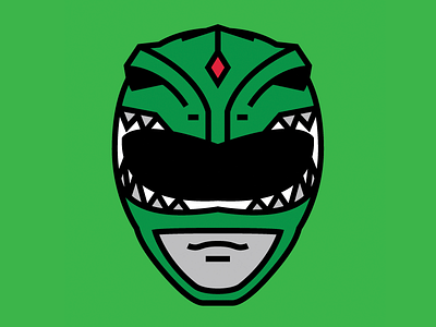 Power Rangers Illustration – Green Ranger design green illustration illustrator power rangers vector